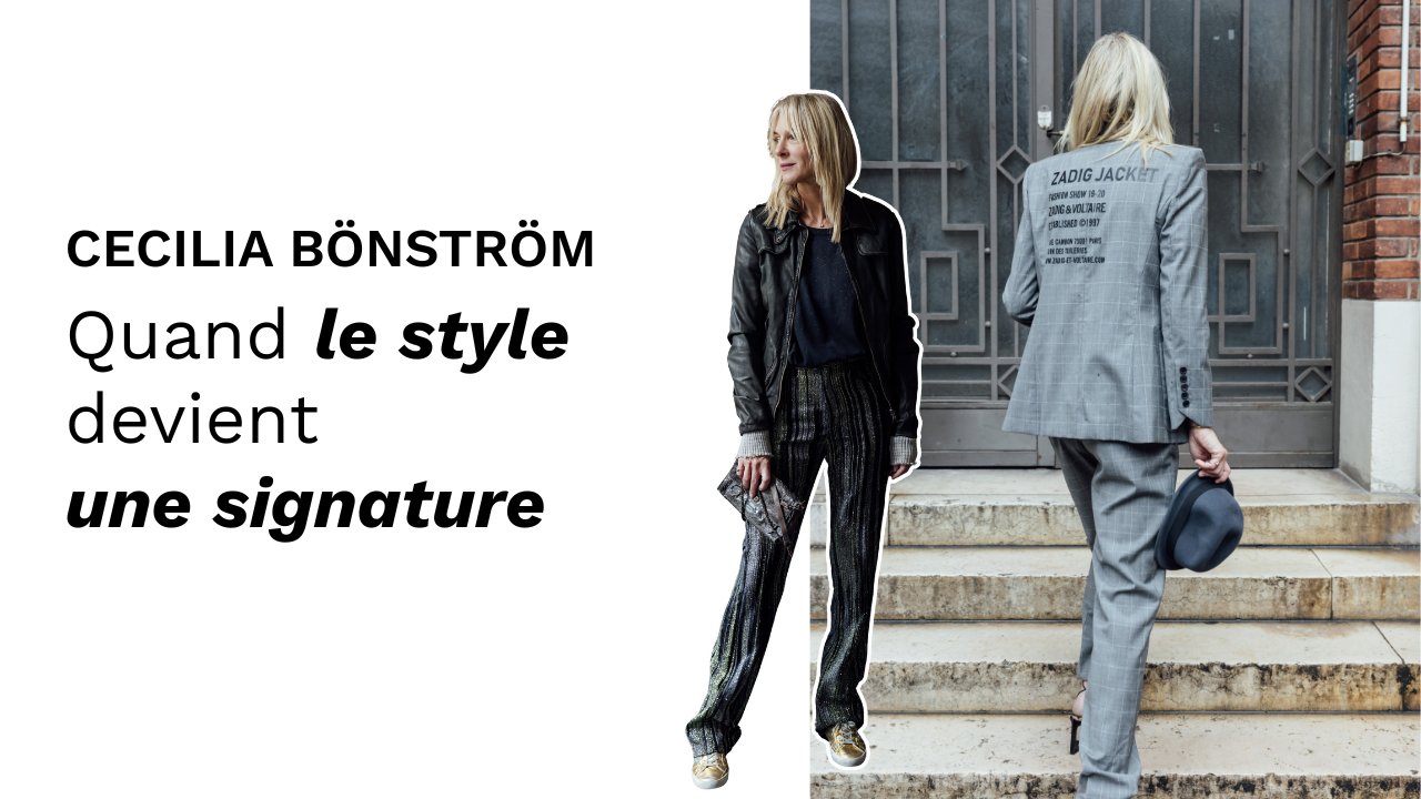Portrait de Cecilia Bönström, ancienne directrice artistique de Zadig & Voltaire et icône du style rock chic parisien