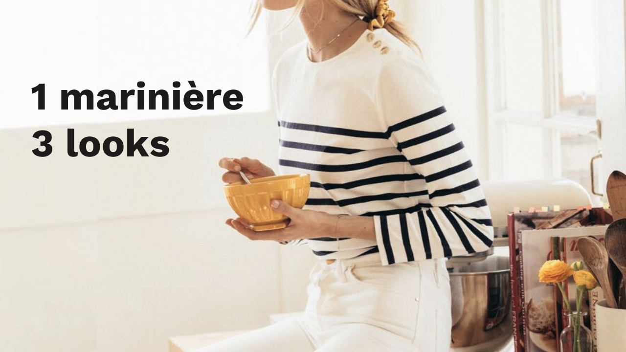 1 marinière, 3 looks !