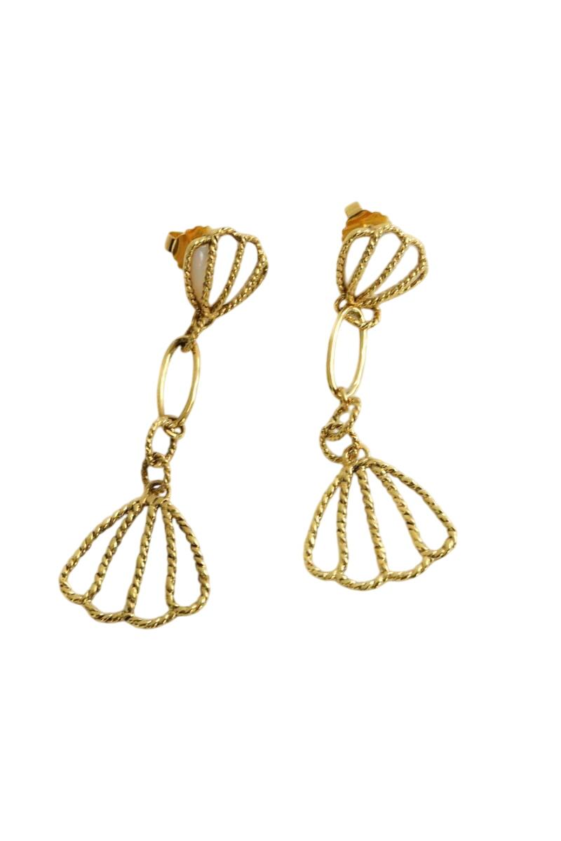 Boucles d'oreilles Aurélie Bidermann Doré