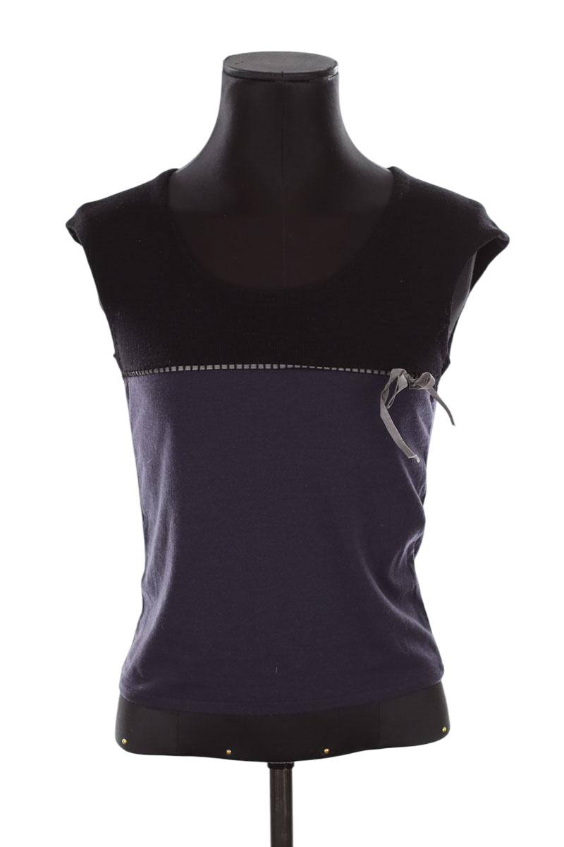 Tops sans manche Miu Miu Noir