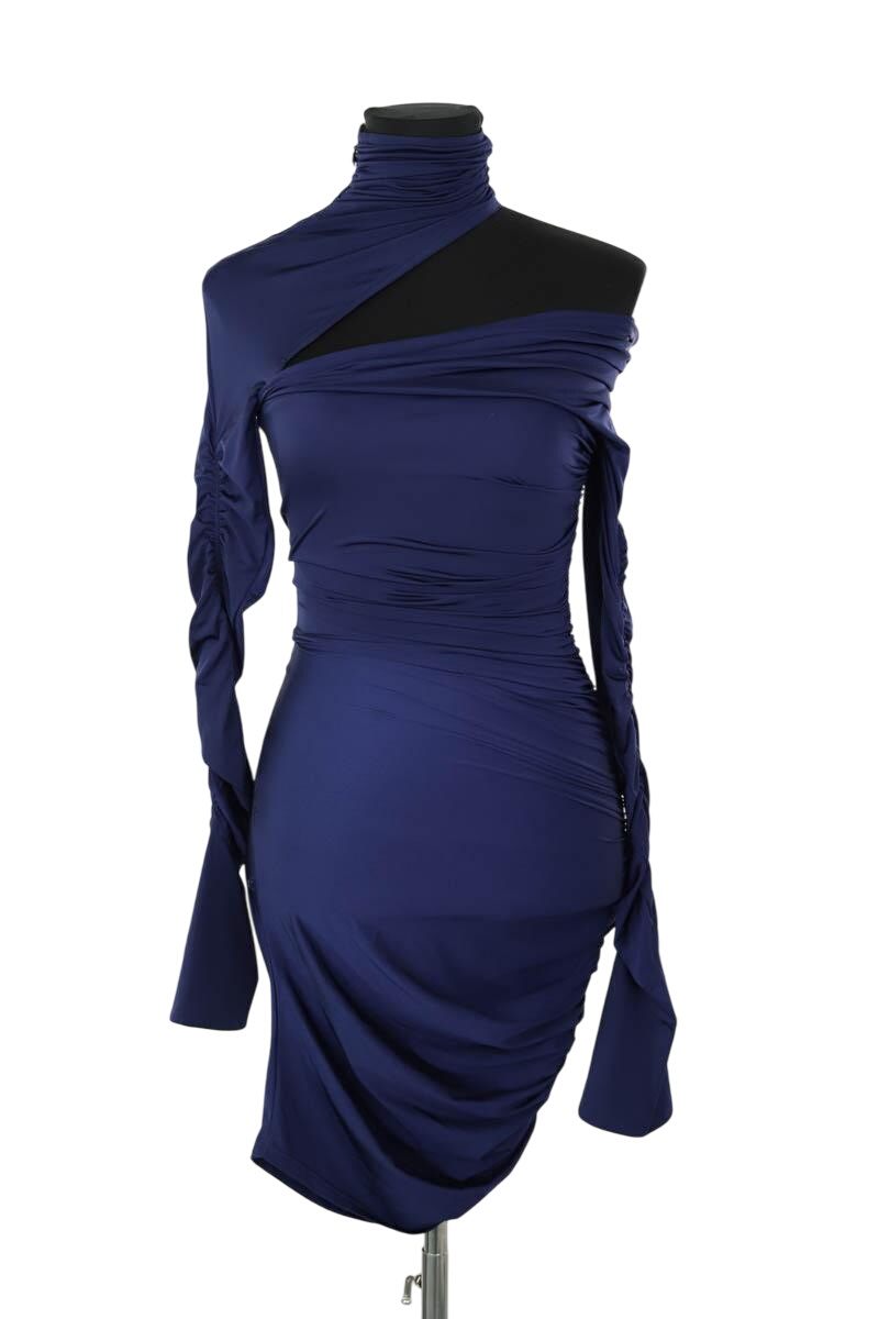Robe Mugler Bleu