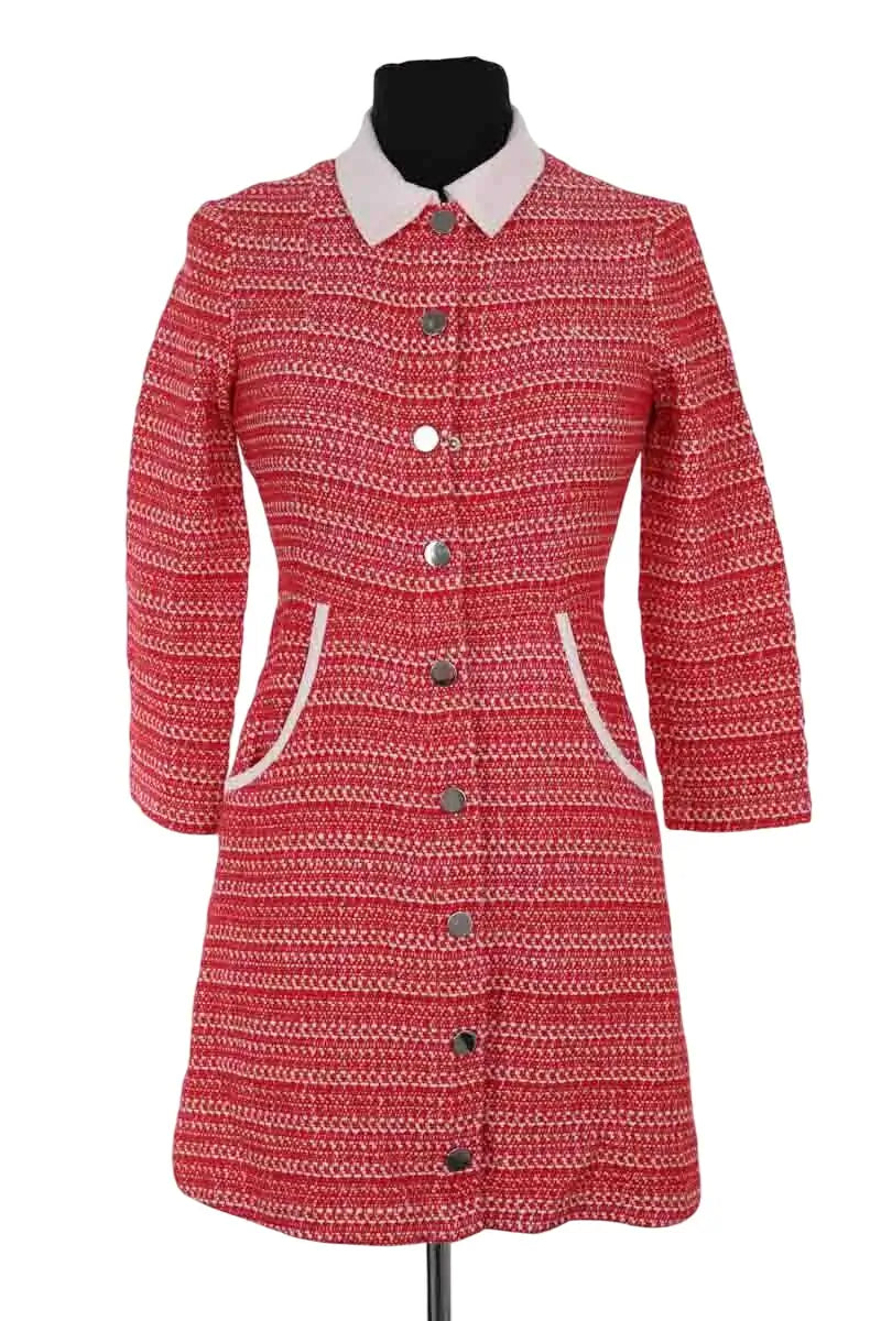 Robe Maje Rouge en Coton, taille S - Seconde Main