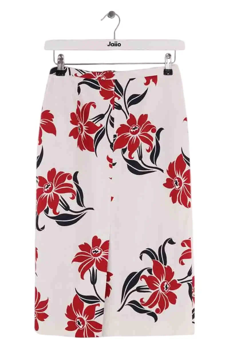 Jupe Tara Jarmon Blanc en Coton, taille S - Seconde Main