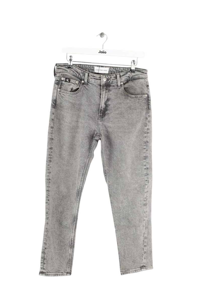 Jean droit Calvin Klein Gris