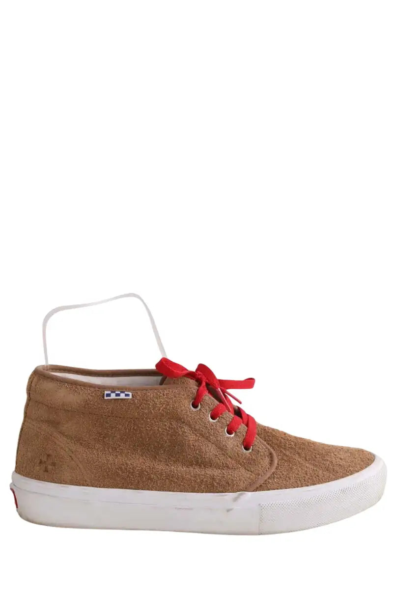 Baskets hautes Vans Camel en Daim, taille 45 - Seconde Main