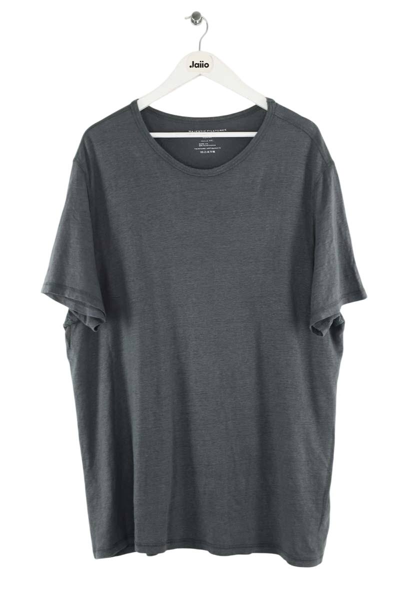 T-shirt Majestic Filatures Gris