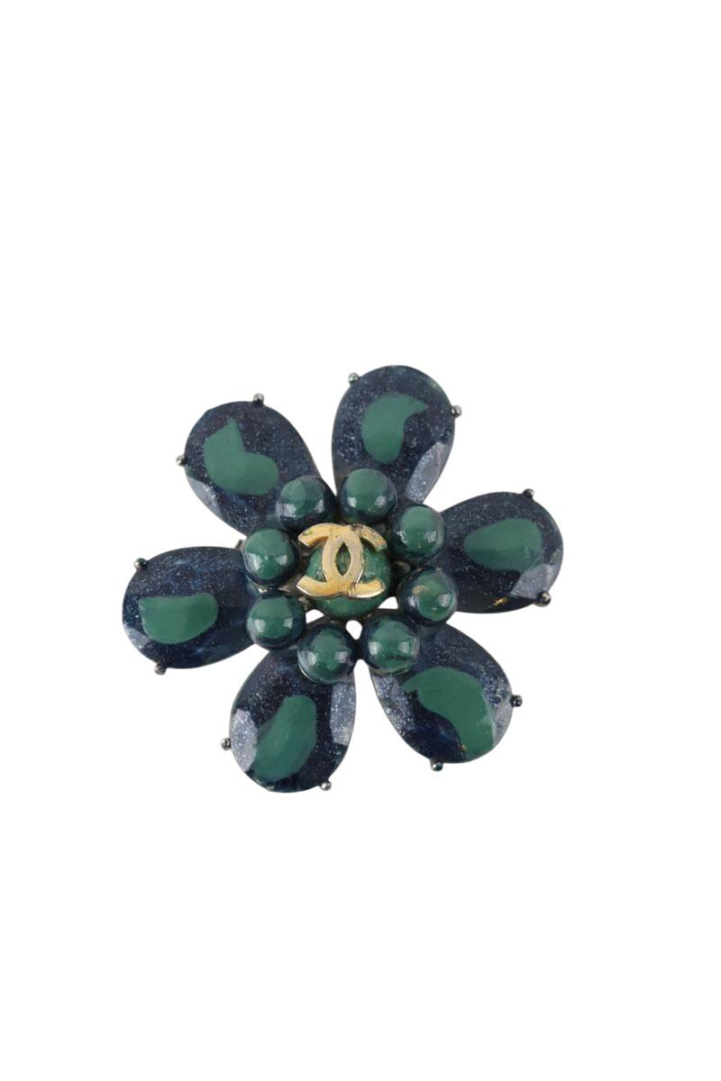 Broches Chanel Vert