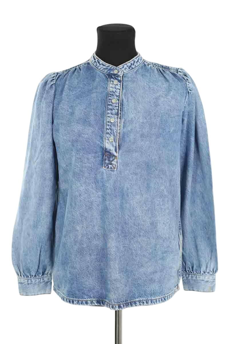 Blouses Ganni Bleu