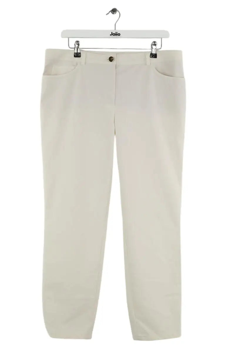 Pantalon droit Escada Blanc