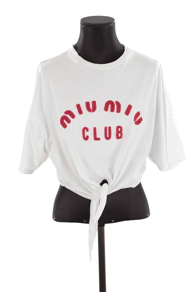 T-shirts Miu Miu de seconde main pour Femme