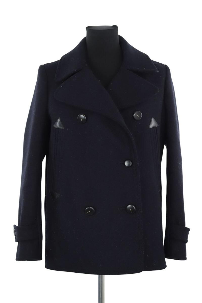 Manteau en laine noir