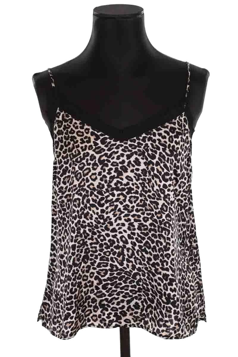 Top sans manche en soie