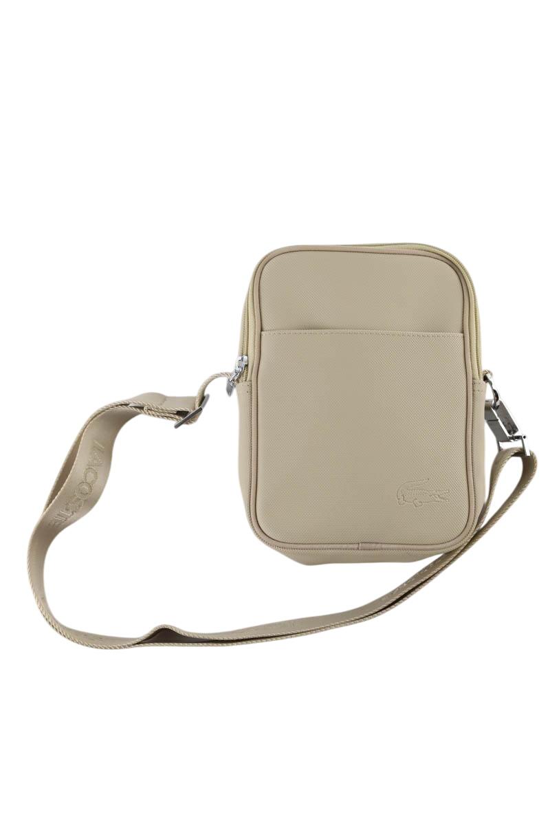Sac Bandoulière Homme Sacoche Lacoste Homme Beige Lacoste City
