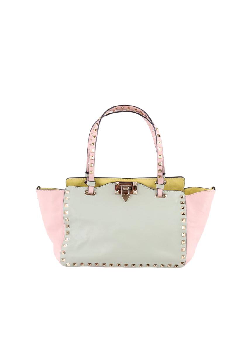 Sac à Main Valentino Vintage - Mini Format Rectangle - Cuir Effet Crocodile Et Chaîne Dorée - Très Bon état