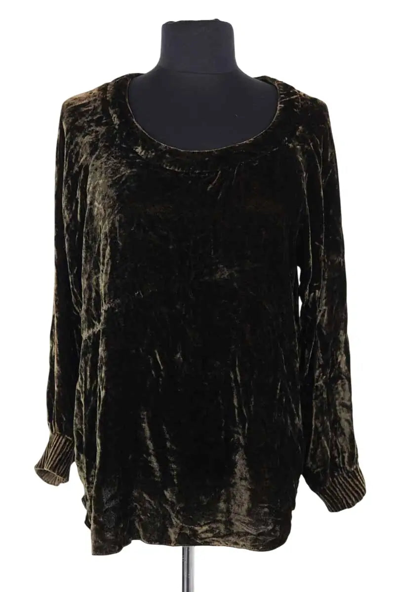 Blouse Isabel Marant Étoile Noir en Velours, taille M - Seconde Main