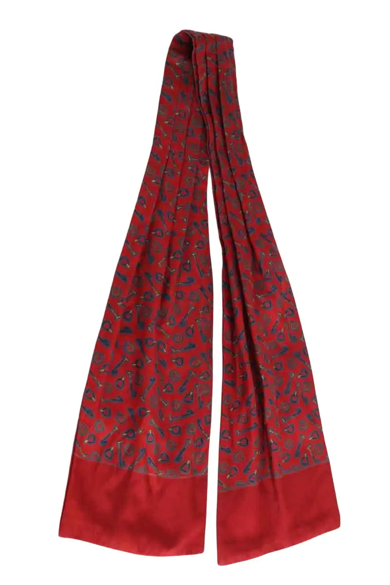 Foulard pour chemise Hermès Rouge