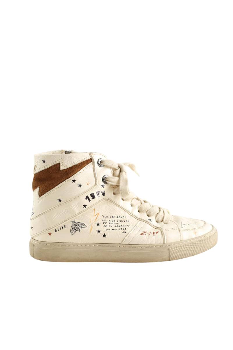 Baskets Zadig & Voltaire sneakers zadig patch Beige