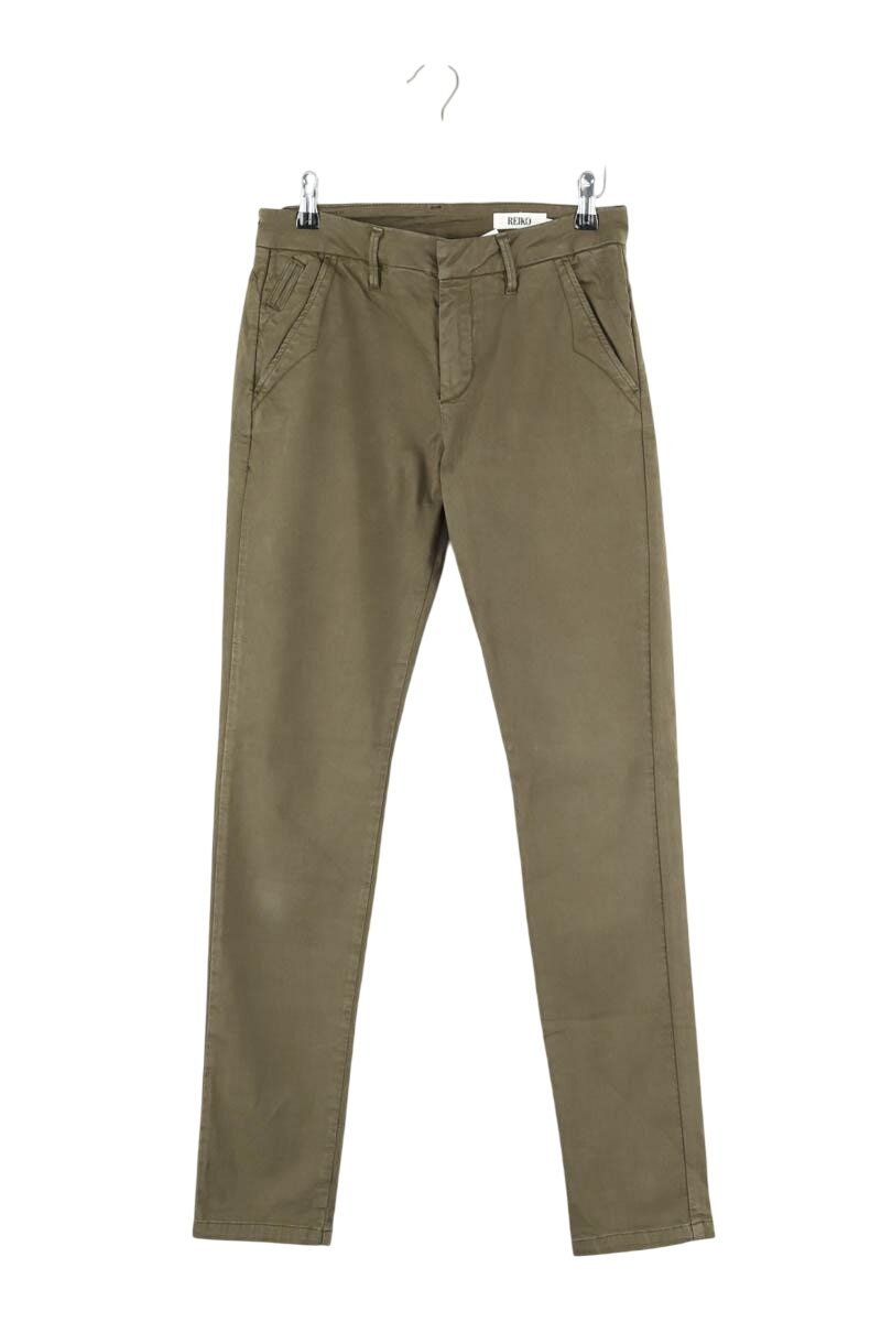 Pantalon slim Reiko Kaki
