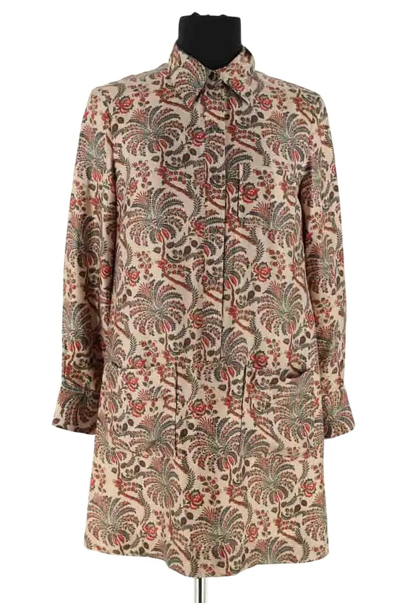 Robe Soeur Marron en Soie, taille S - Seconde Main