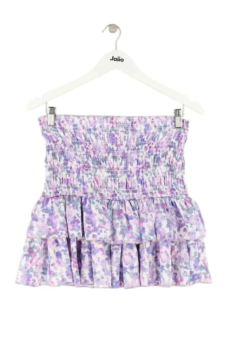 Jupe Maje Violet en Synthétique, taille S - Seconde Main