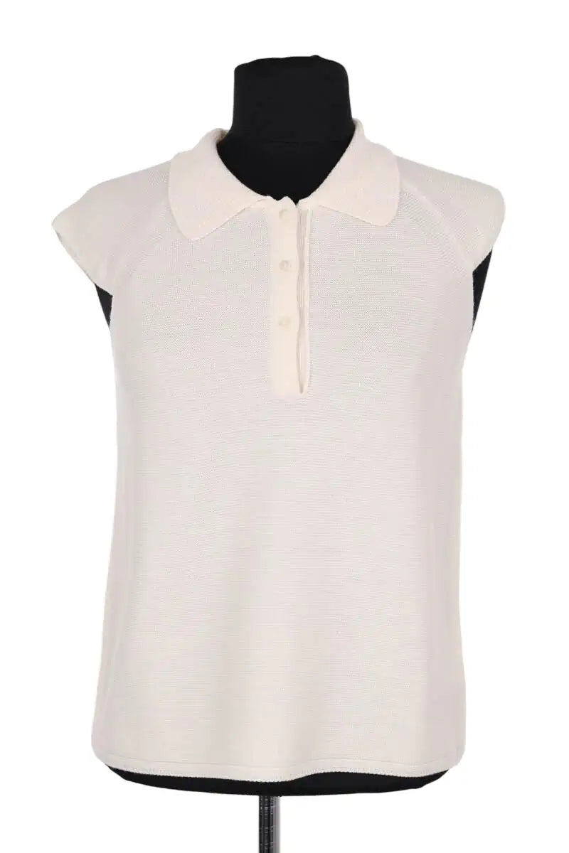 Polo Molli Beige en Laine, taille S - Seconde Main