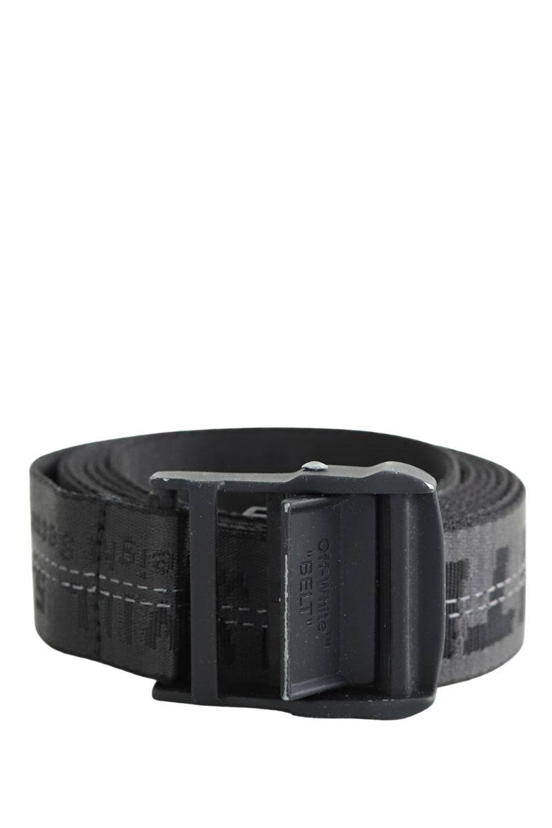 Ceinture en tissu en cuir noire