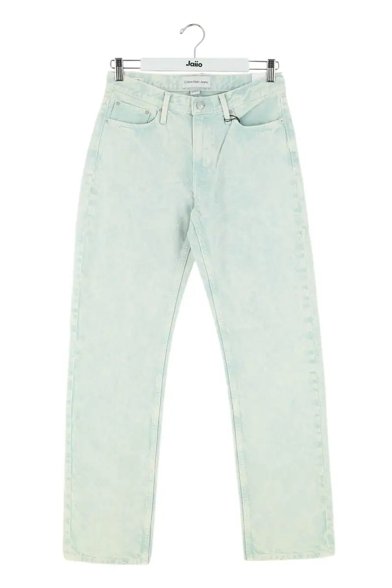 Jean droit Calvin Klein Bleu en Coton, taille M - Seconde Main