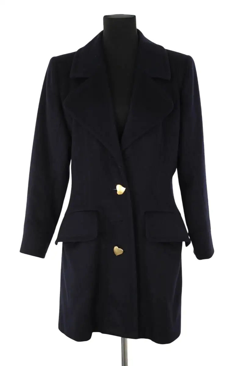 Manteau Saint Laurent Marine