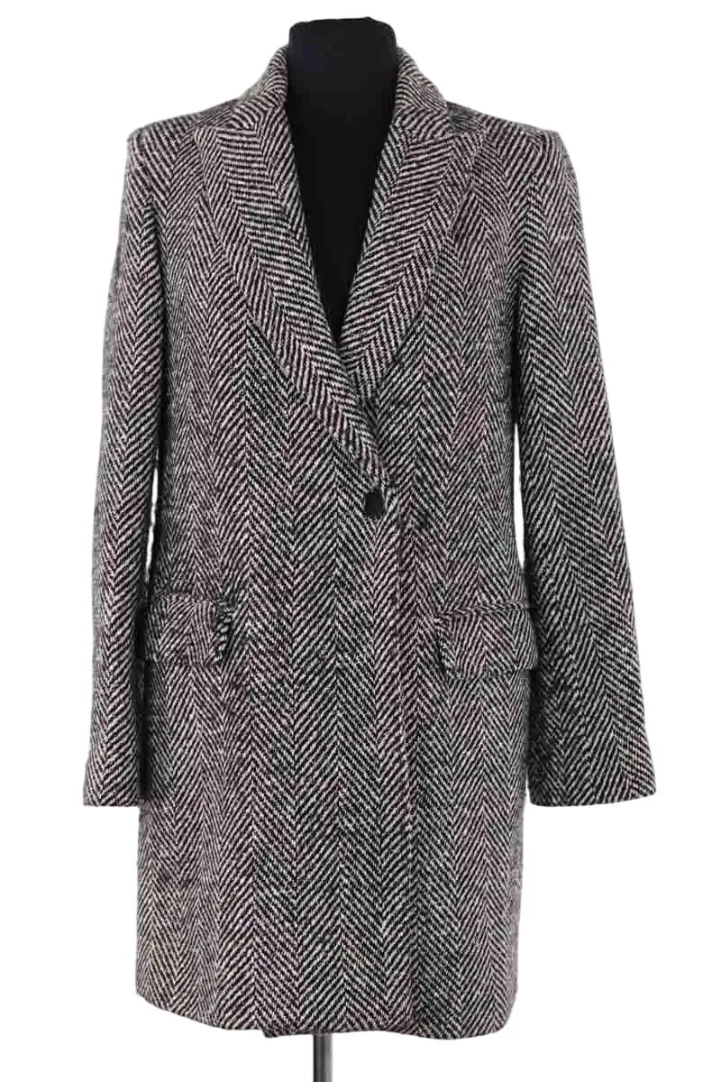 Manteau Zadig & Voltaire Noir en Synthétique, taille XS - Seconde Main