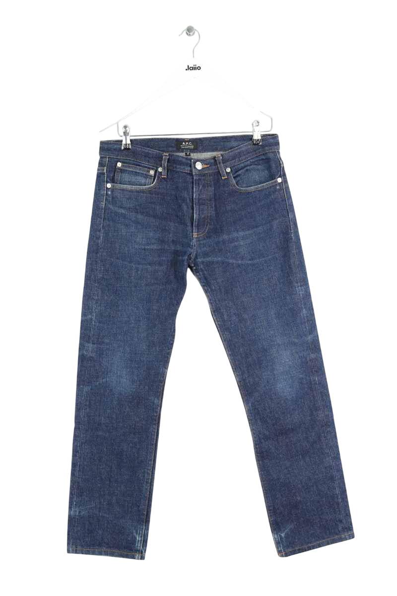 Jean droit APC Bleu