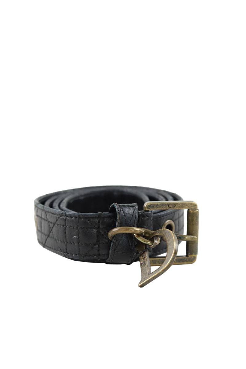 Ceinture en cuir Dior Noir