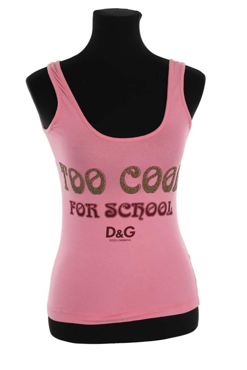 Top sans manche Dolce & Gabbana Rose
