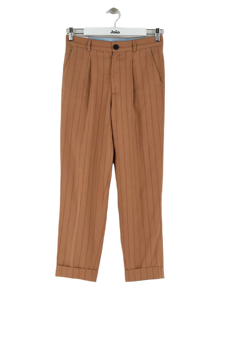 Pantalon droit Leon & Harper Marron