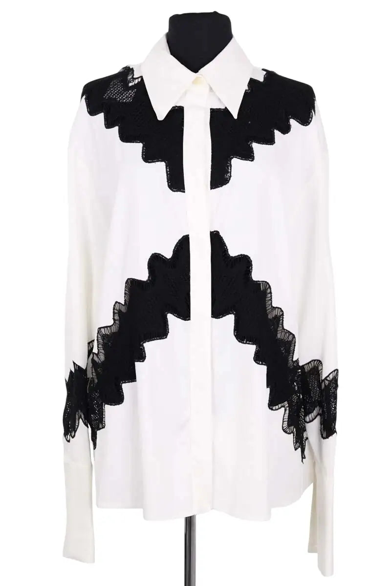 Chemise ANOTHER TOMORROW Blanc en Viscose, taille XXL - Seconde Main