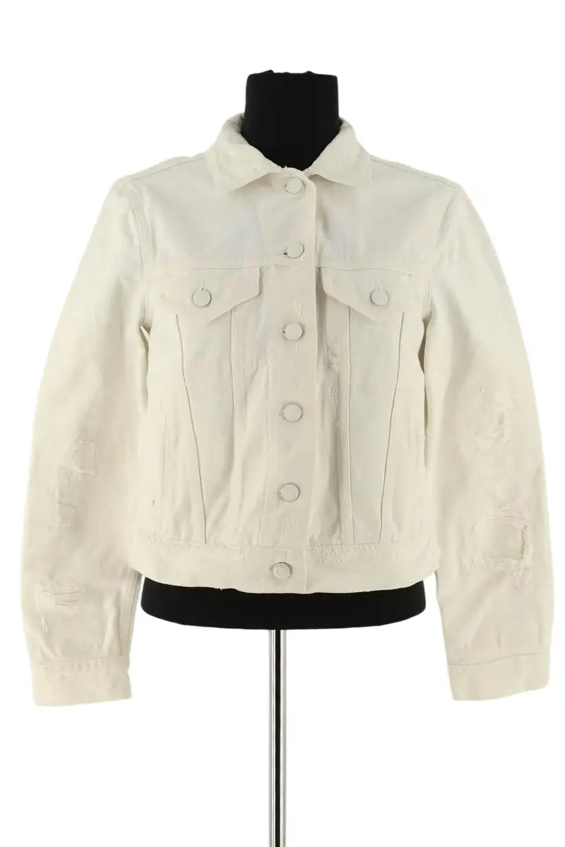 Veste Closed Blanc en Coton, taille S - Seconde Main