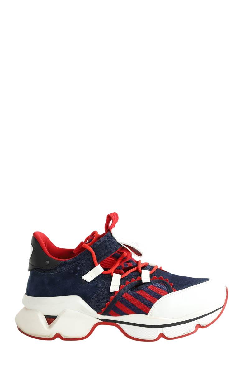 Baskets Sneakers Christian Louboutin Pour Homme - Taille 42 Gris - Neuf Sans Boîte