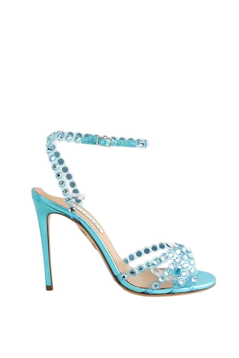 Sandales à talons Aquazzura Bleu