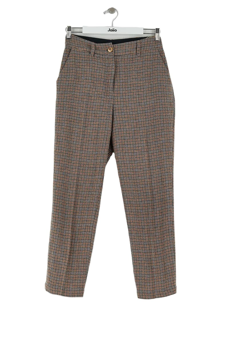 Pantalon droit Momoni Marron