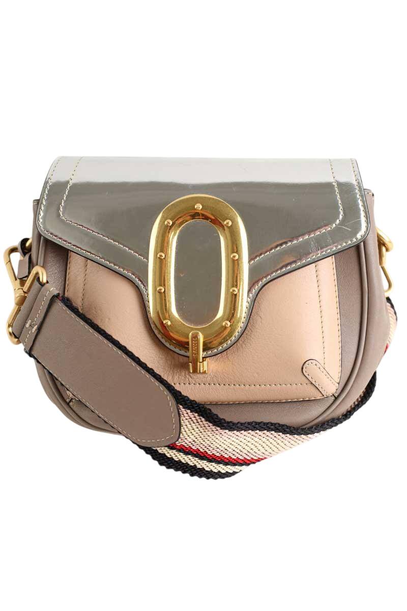 Lancel Bags Sac Lancel Romane Occasion Sac à Bandoulière Romane En Cuir  Argenté