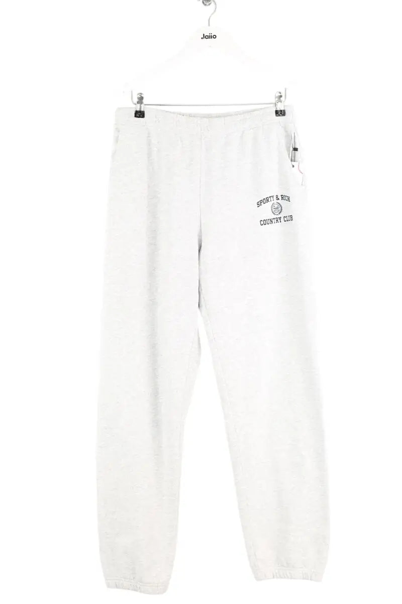 Pantalon de sport Sporty & Rich Gris en Coton, taille L - Seconde Main