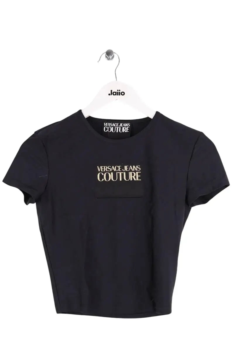 T-shirt Versace Noir en Synthétique, taille XS - Seconde Main