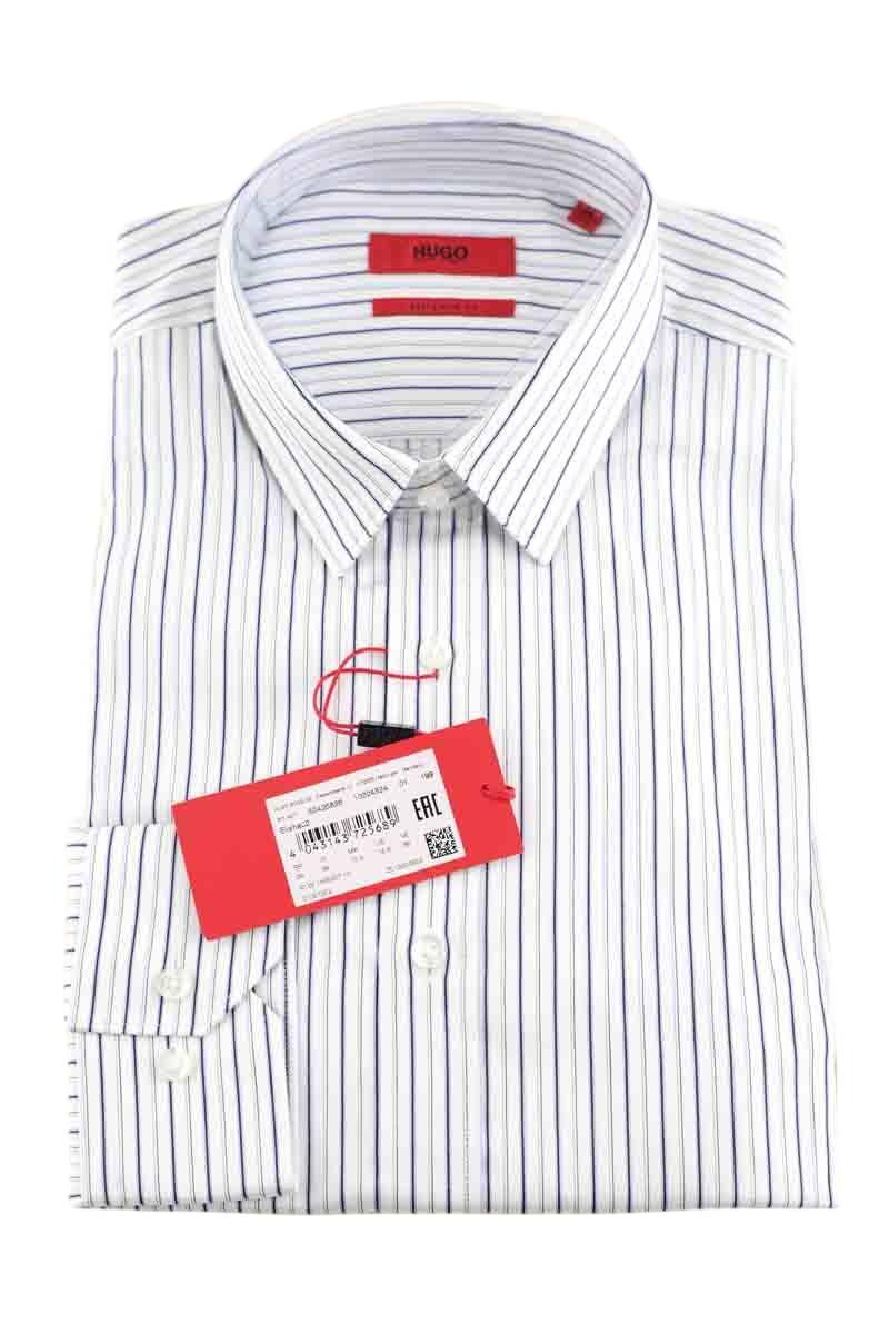 Chemise Homme Hugo Boss En Coton Beige - Taille Medium 39/40, Très Bon état Occasion