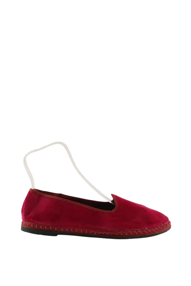 Ballerines Flabelus Rose en Velours, taille 42 - Seconde Main