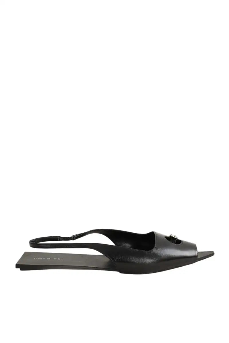 Ballerines Tory Burch Noir en Cuir, taille 37 - Seconde Main