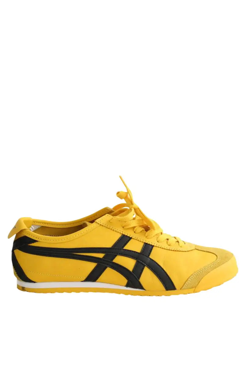 Baskets Onitsuka Tiger Mexico 66 Jaune en Cuir, taille 42 - Seconde Main