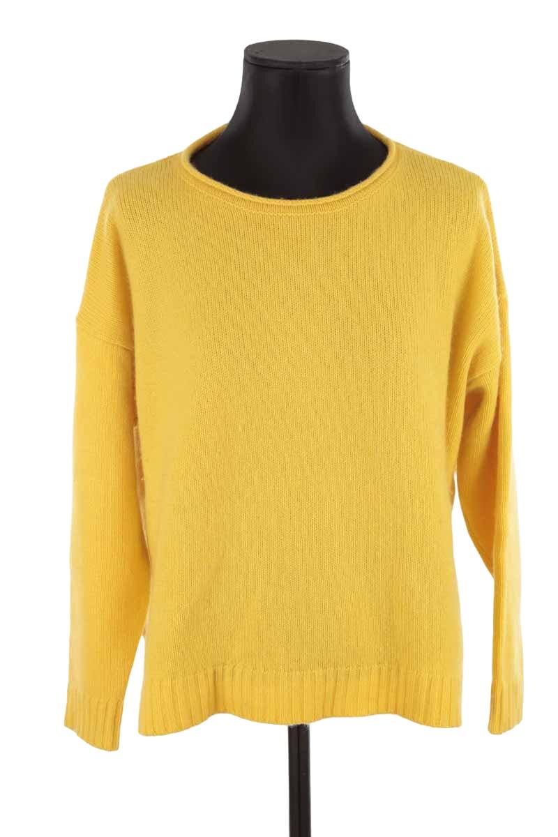 Pull En Cachemire Eric Bompard - Taille 38 (S) Couleur Parme - Occasion Parfait état