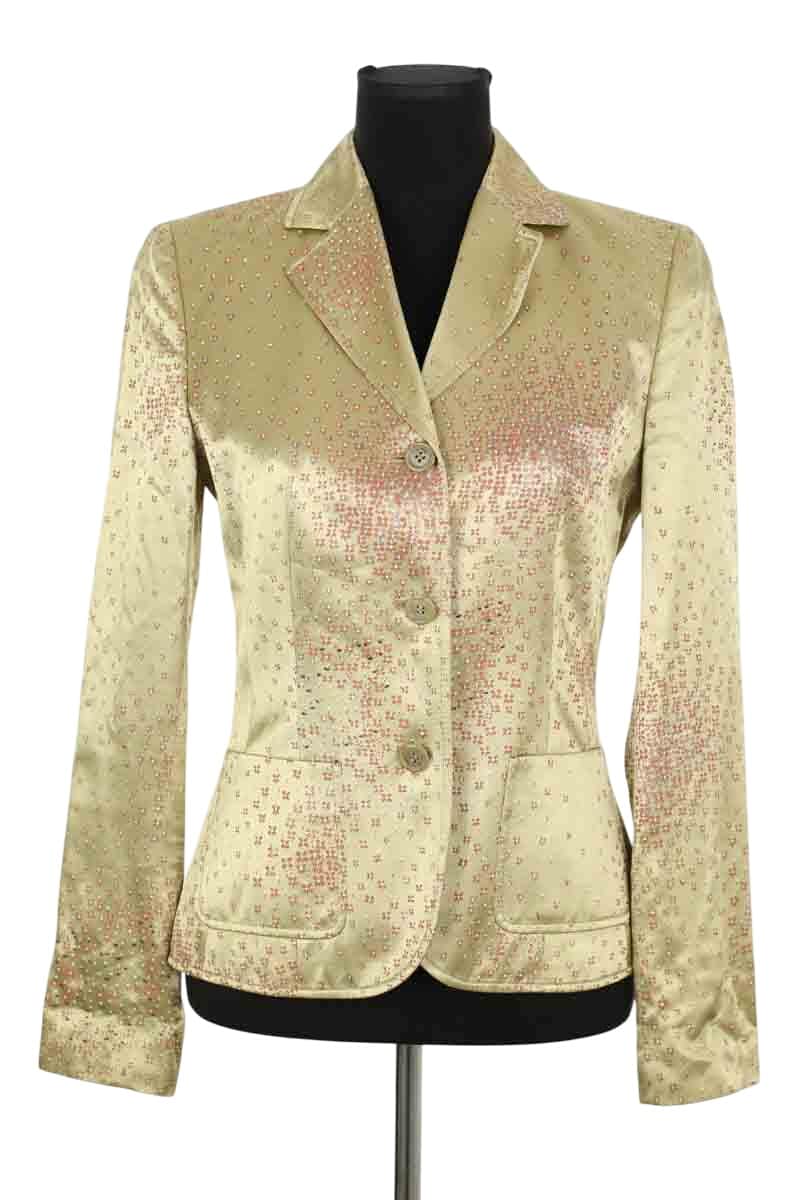 Blazer Hugo Boss Vert en Viscose, taille M - Seconde Main