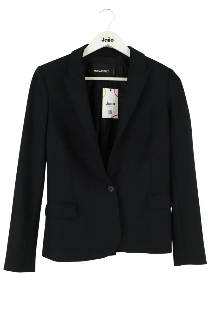 Blazer Zadig & Voltaire Noir en Synthétique, taille S - Seconde Main