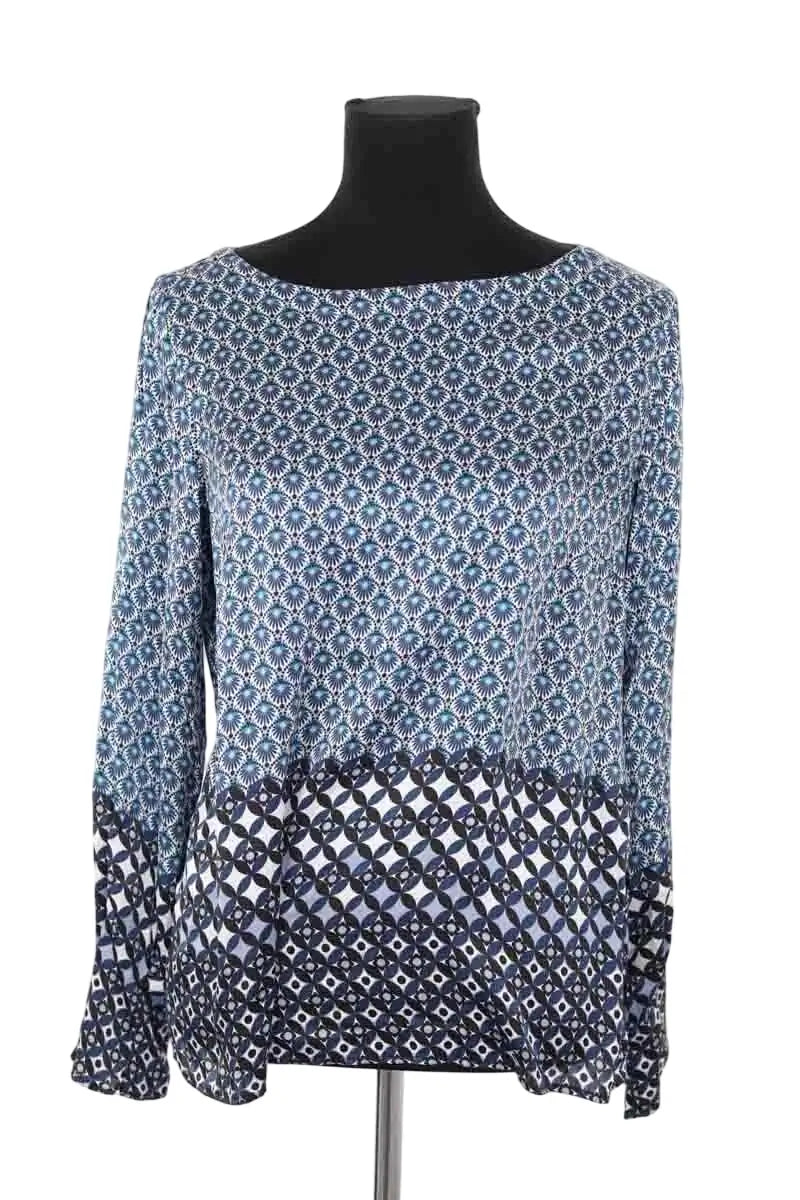 Blouse Charlotte Sparre Bleu en Soie, taille S - Seconde Main