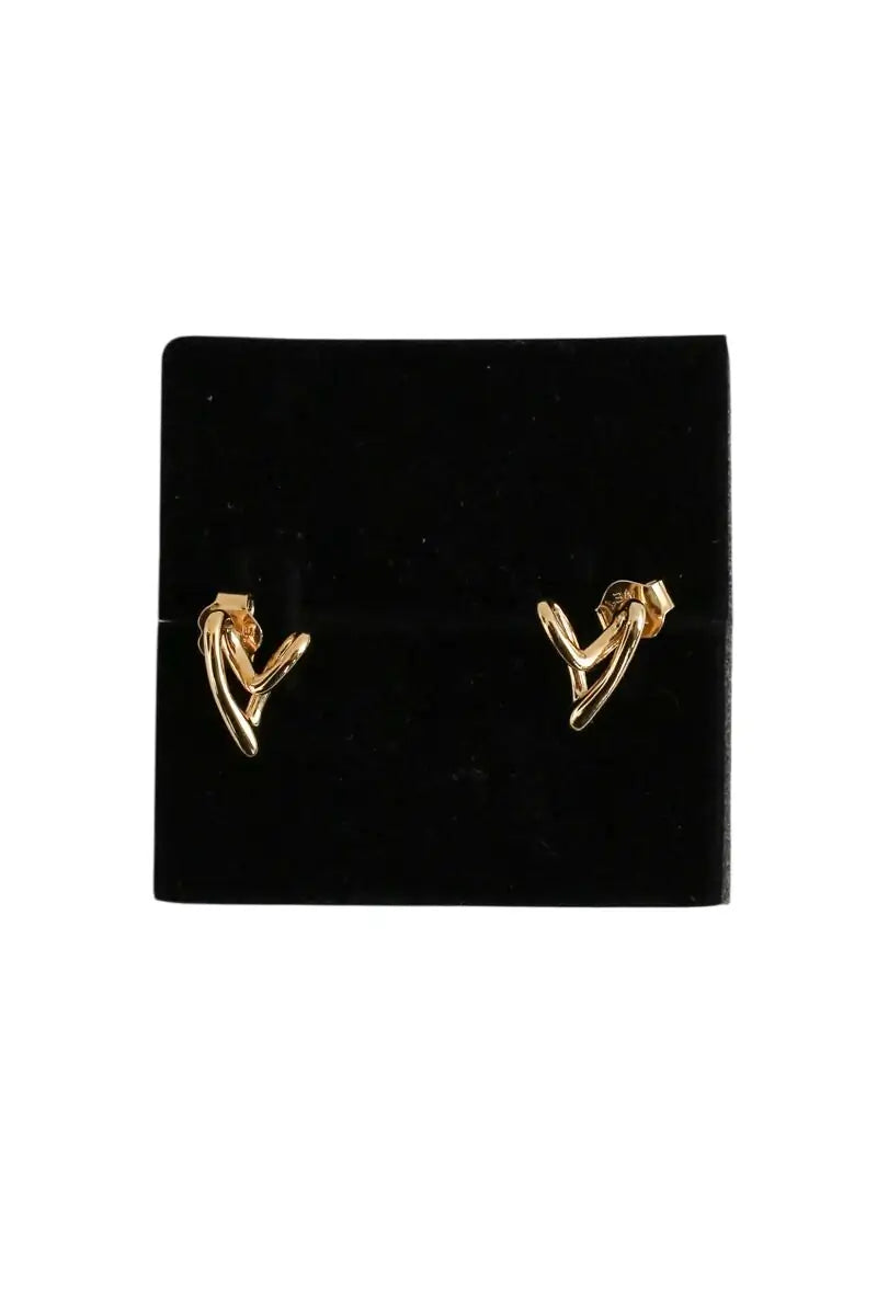 Boucles d'oreilles Pandora Doré en Métal - Seconde Main